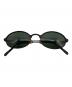 RAY-BAN（レイバン）の古着「オーバルフレーム サングラス / W3133」｜ブラック