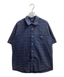 stussy（ステューシー）の古着「S/Sチェックシャツ」｜ネイビー