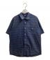 stussy（ステューシー）の古着「S/Sチェックシャツ」｜ネイビー