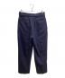 MARKAWARE (マーカウェア) FRONT PLEATED PEGTOP ORGANIC WOOL TROPICAL スラックス ネイビー サイズ:2：5000円