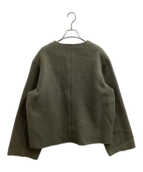ATHA（アタ）ATHA (アタ) DOUBLE MELTON LINER JACKET　/　A-1901-T-06 オリーブ サイズ:FREEの古着・服飾アイテム