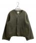 ATHA（アタ）の古着「DOUBLE MELTON LINER JACKET　/　A-1901-T-06」｜オリーブ