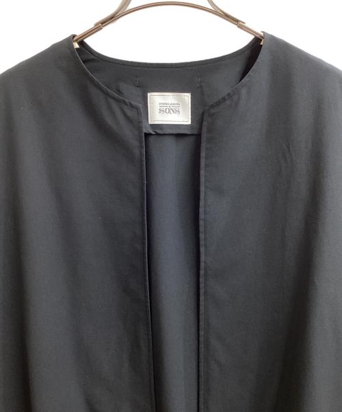 UNITED ARROWS & SONS（ユナイテッドアローズ＆サンズ）UNITED ARROWS & SONS (ユナイテッドアローズ＆サンズ) DAISUKE OBANA (ダイスケ オバナ) TFT DS CREW CARDIGAN　/　5525-299-0773 ブラック サイズ:Lの古着・服飾アイテム