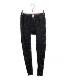 DIESEL（ディーゼル）の古着「CLAIRE -UTLT レース レギンスパンツ」｜ブラック