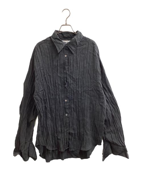 PRANK PROJECT（プランクプロジェクト）PRANK PROJECT (プランクプロジェクト) Satin Shirt / サテンシャツ ブラック サイズ:FREEの古着・服飾アイテム