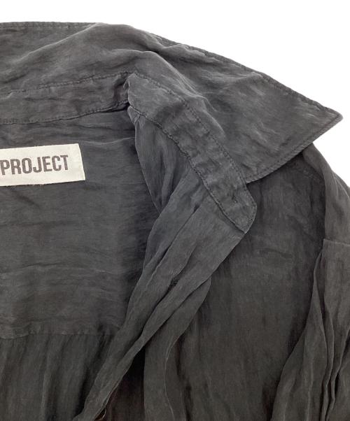 PRANK PROJECT（プランクプロジェクト）PRANK PROJECT (プランクプロジェクト) Satin Shirt / サテンシャツ ブラック サイズ:FREEの古着・服飾アイテム