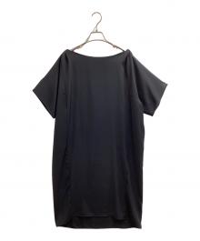 Maison Martin Margiela（メゾンマルタンマルジェラ）の古着「オーバーシルエット ドレス ワンピース　/　S31CT0775 S42834」｜ブラック