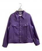 DAIRIKUダイリク）の古着「Regular Polyester Jacket　/　22AW P-1」｜パープル