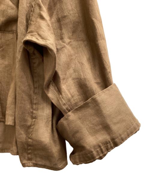 Plage（プラージュ）Plage (プラージュ) RAMIE LYOCELL CROPPED シャツ　/　25050922845020 ブラウン サイズ:不明の古着・服飾アイテム