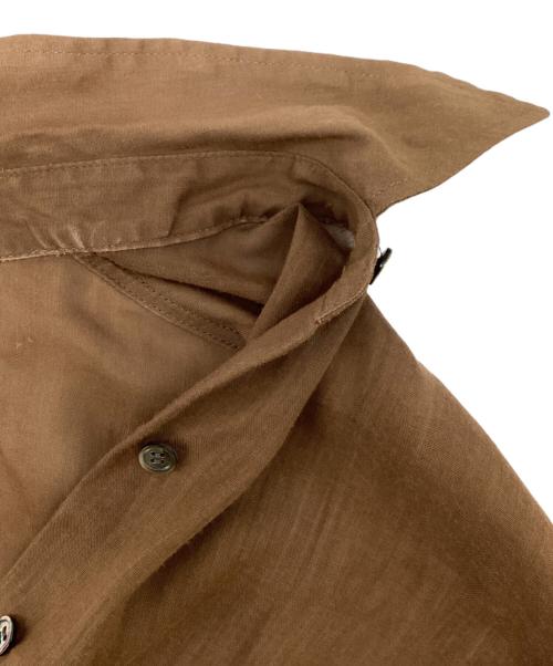 Plage（プラージュ）Plage (プラージュ) RAMIE LYOCELL CROPPED シャツ　/　25050922845020 ブラウン サイズ:不明の古着・服飾アイテム