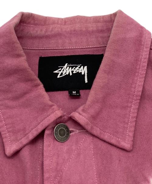 stussy（ステューシー）stussy (ステューシー) TIE DIE TRACKER JACKET / タイダイトラッカージャケット ピンク サイズ:Mの古着・服飾アイテム