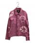 stussy（ステューシー）の古着「TIE DIE TRACKER JACKET / タイダイトラッカージャケット」｜ピンク