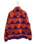 HUMAN MADE (ヒューマンメイド) HEART FLEECE JACKET オレンジ×ブルー サイズ:L：30000円