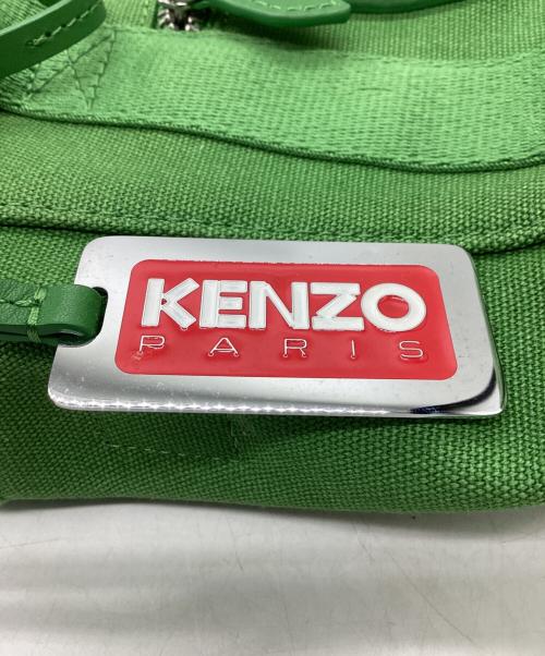 KENZO PARIS（ケンゾー・パリ）KENZO Paris (ケンゾー・パリ) Paris Canvas Mini Tote Bag / キャンバスミニトートバッグ / FD52SA921F01 グリーンの古着・服飾アイテム