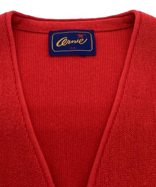 arnold palmer（アーノルドパーマー）Arnold Palmer (アーノルドパーマー) アクリルカーディガン レッド サイズ:Mの古着・服飾アイテム