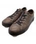 TOD'S（トッズ）の古着「BROWN LEATHER LOW TOP SNEAKER / ブラウンレザーロートップスニーカー」｜ブラウン