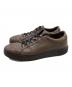 TOD'S (トッズ) BROWN LEATHER LOW TOP SNEAKER / ブラウンレザーロートップスニーカー ブラウン サイズ:8 1/2：8000円