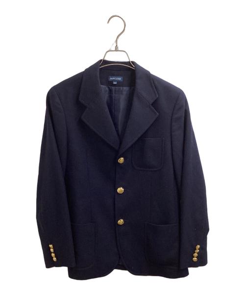 POLO RALPH LAUREN（ポロ・ラルフローレン）POLO RALPH LAUREN (ポロ・ラルフローレン) 金釦紺ブレザー ネイビー サイズ:160の古着・服飾アイテム