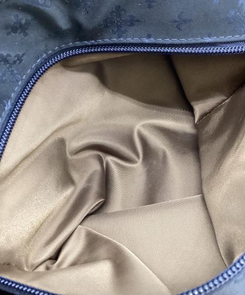russet（ラシット）russet (ラシット) モノグラムナイロン2WAYバッグ ネイビーの古着・服飾アイテム