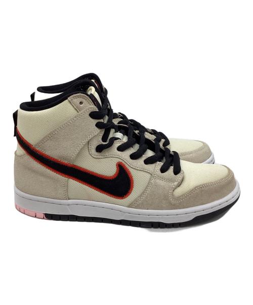 NIKE（ナイキ）NIKE (ナイキ) SB DUNK HIGH PRO PRM / SBダンクハイプロ / DO9394-100 アイボリー×ベージュ サイズ:26.5cmの古着・服飾アイテム