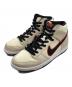 NIKE（ナイキ）の古着「SB DUNK HIGH PRO PRM / SBダンクハイプロ / DO9394-100」｜アイボリー×ベージュ