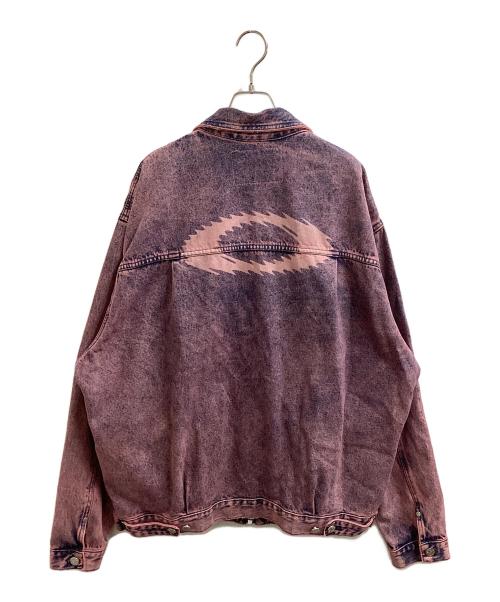 OAKLEY（オークリー）OAKLEY (オークリー) PIET (ピエット) Distressed Denim Jacket ピンク サイズ:XLの古着・服飾アイテム