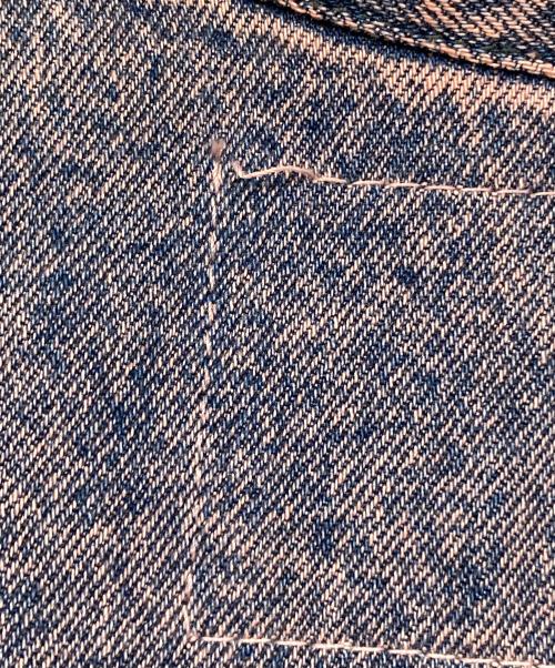 OAKLEY（オークリー）OAKLEY (オークリー) PIET (ピエット) Distressed Denim Jacket ピンク サイズ:XLの古着・服飾アイテム