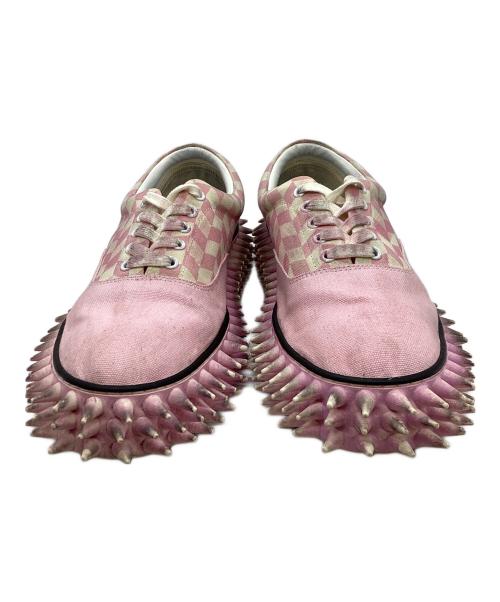 doublet（ダブレット）doublet (ダブレット) DIRTY SPIKE CANVAS SNEAKER ピンク サイズ:28Hの古着・服飾アイテム