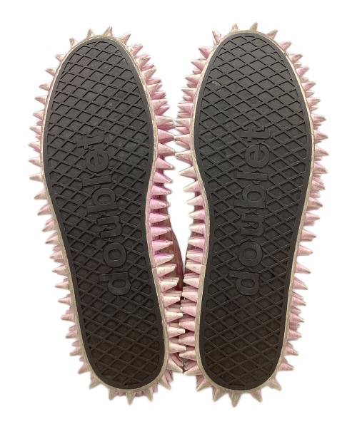 doublet（ダブレット）doublet (ダブレット) DIRTY SPIKE CANVAS SNEAKER ピンク サイズ:28Hの古着・服飾アイテム