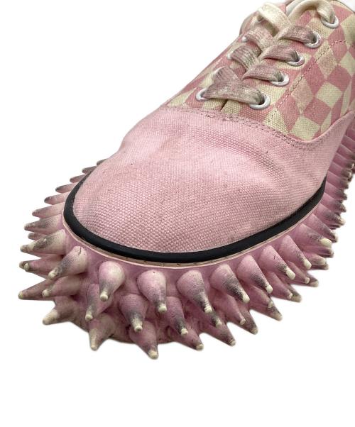 doublet（ダブレット）doublet (ダブレット) DIRTY SPIKE CANVAS SNEAKER ピンク サイズ:28Hの古着・服飾アイテム