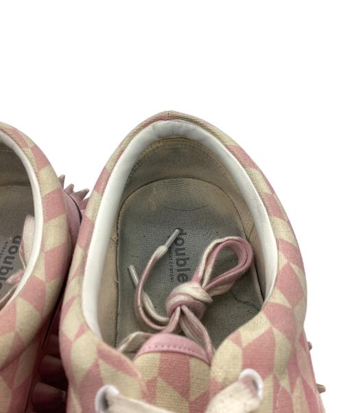 doublet（ダブレット）doublet (ダブレット) DIRTY SPIKE CANVAS SNEAKER ピンク サイズ:28Hの古着・服飾アイテム