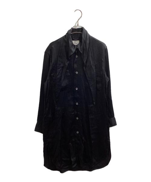 Vivienne Westwood（ヴィヴィアンウエストウッド）Vivienne Westwood (ヴィヴィアンウエストウッド) WESTERN HALS SHIRTDRESS　/　11010172-11578 ブラック サイズ:40の古着・服飾アイテム