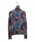 KENZO (ケンゾー) フラワーモチーフシルクカシミヤニット ブルー サイズ:M：8000円