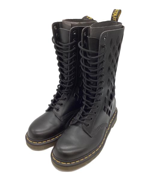 Dr.Martens（ドクターマーチン）Dr.Martens (ドクターマーチン) Jean Paul GAULTIER (ジャンポールゴルチェ) ロングブーツ ブラック サイズ:23の古着・服飾アイテム