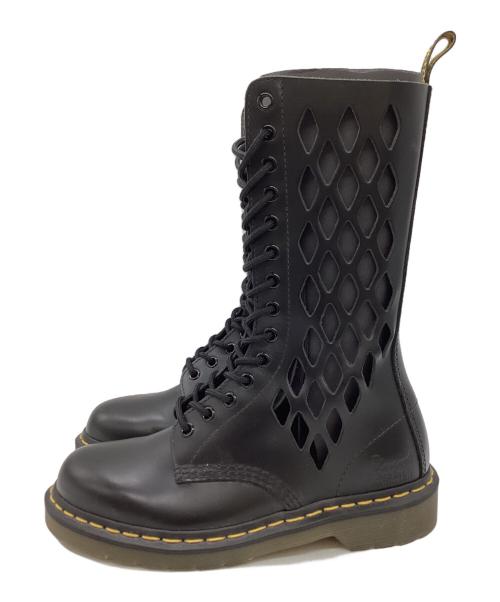 Dr.Martens（ドクターマーチン）Dr.Martens (ドクターマーチン) Jean Paul GAULTIER (ジャンポールゴルチェ) ロングブーツ ブラック サイズ:23の古着・服飾アイテム