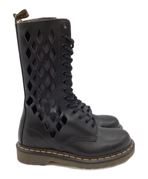 Dr.Martens（ドクターマーチン）Dr.Martens (ドクターマーチン) Jean Paul GAULTIER (ジャンポールゴルチェ) ロングブーツ ブラック サイズ:23の古着・服飾アイテム