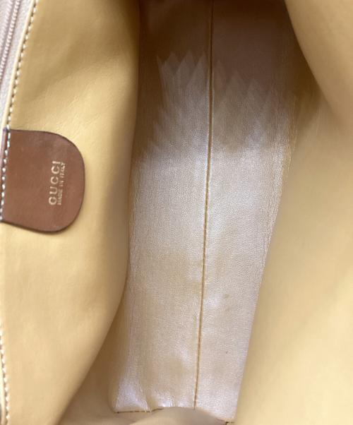 GUCCI（グッチ）GUCCI (グッチ) バンブーファスナー2WAYバッグ ブラウンの古着・服飾アイテム