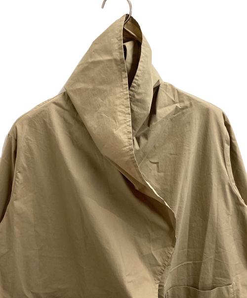 mizuiro-ind（ミズイロインド）mizuiro-ind (ミズイロインド) フーデッドコート ベージュ サイズ:表記なしの古着・服飾アイテム