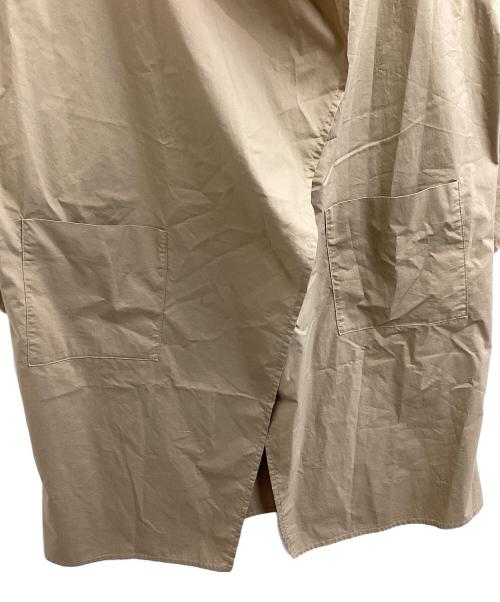 mizuiro-ind（ミズイロインド）mizuiro-ind (ミズイロインド) フーデッドコート ベージュ サイズ:表記なしの古着・服飾アイテム