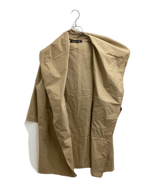 mizuiro-ind（ミズイロインド）mizuiro-ind (ミズイロインド) フーデッドコート ベージュ サイズ:表記なしの古着・服飾アイテム