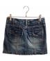 BURBERRY BLUE LABEL (バーバリー ブルー レーベル) ダメージ加工デニムミニスカート / FLF25-525-32 ブルー サイズ:24：5000円