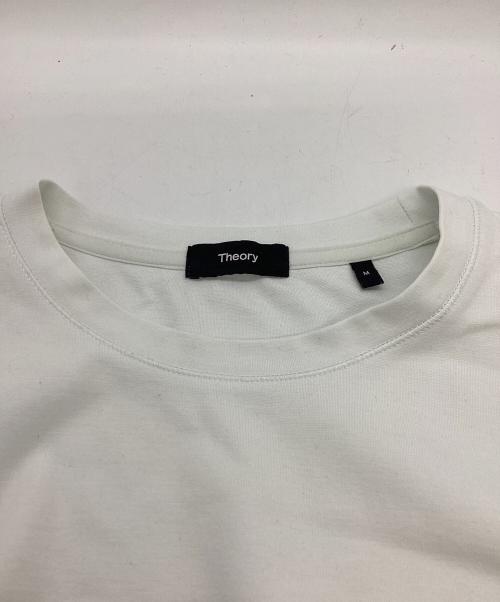 theory（セオリー）theory (セオリー) プレミアムジャージーショートスリーブTシャツ ホワイト サイズ:Mの古着・服飾アイテム