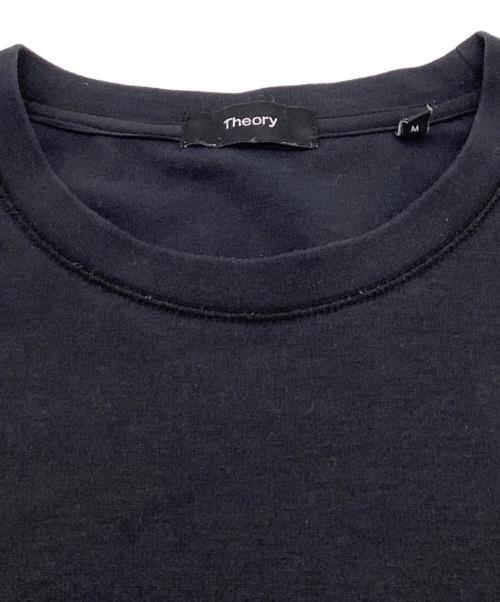 theory（セオリー）theory (セオリー) プレミアムジャージーショートスリーブTシャツ ネイビー サイズ:Mの古着・服飾アイテム