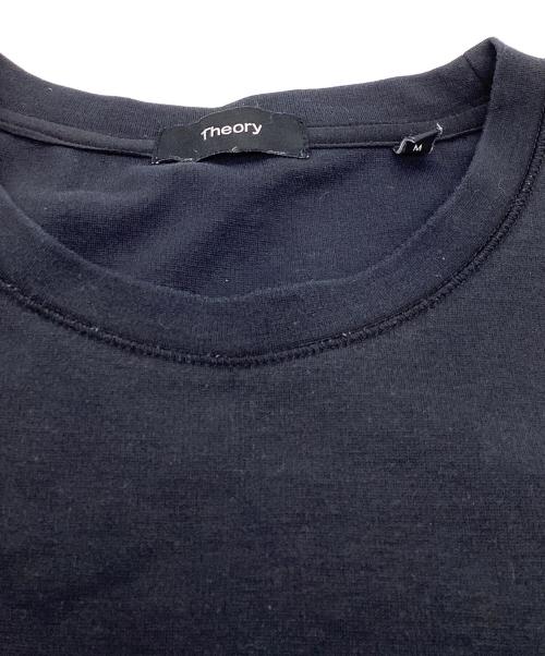 theory（セオリー）theory (セオリー) プレミアムジャージーショートスリーブTシャツ ネイビー サイズ:Mの古着・服飾アイテム