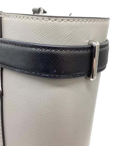Kate Spade（ケイトスペード）Kate Spade (ケイトスペード) ステイシー カラーブロック ラップトップ トート グレーの古着・服飾アイテム