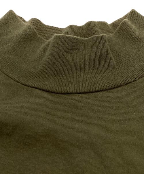 DIOR HOMME（ディオール オム）DIOR HOMME (ディオール オム) ハイネックコットンカットソー グリーン サイズ:Sの古着・服飾アイテム