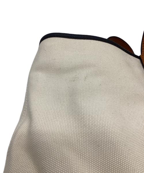 Zadig&Voltaire（ザディグエヴォルテール）ZADIG&VOLTAIRE (ザディグエヴォルテール) キャンバストートバッグ アイボリーの古着・服飾アイテム