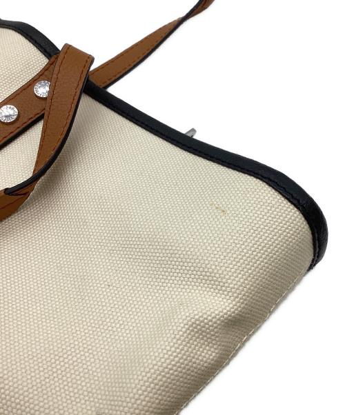 Zadig&Voltaire（ザディグエヴォルテール）ZADIG&VOLTAIRE (ザディグエヴォルテール) キャンバストートバッグ アイボリーの古着・服飾アイテム