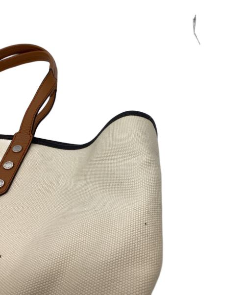 Zadig&Voltaire（ザディグエヴォルテール）ZADIG&VOLTAIRE (ザディグエヴォルテール) キャンバストートバッグ アイボリーの古着・服飾アイテム