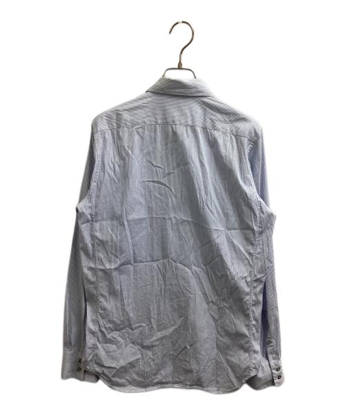 JIL SANDER（ジルサンダー）JIL SANDER (ジルサンダー) ストライプシャツ / AM740726 / イタリア製 ブルー サイズ:38の古着・服飾アイテム